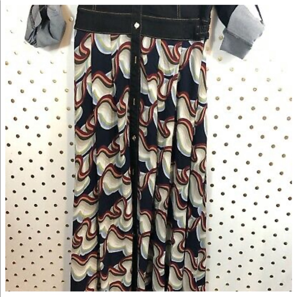TOV Holy Denim Top Maxi Dress - Picture 8 of 8
